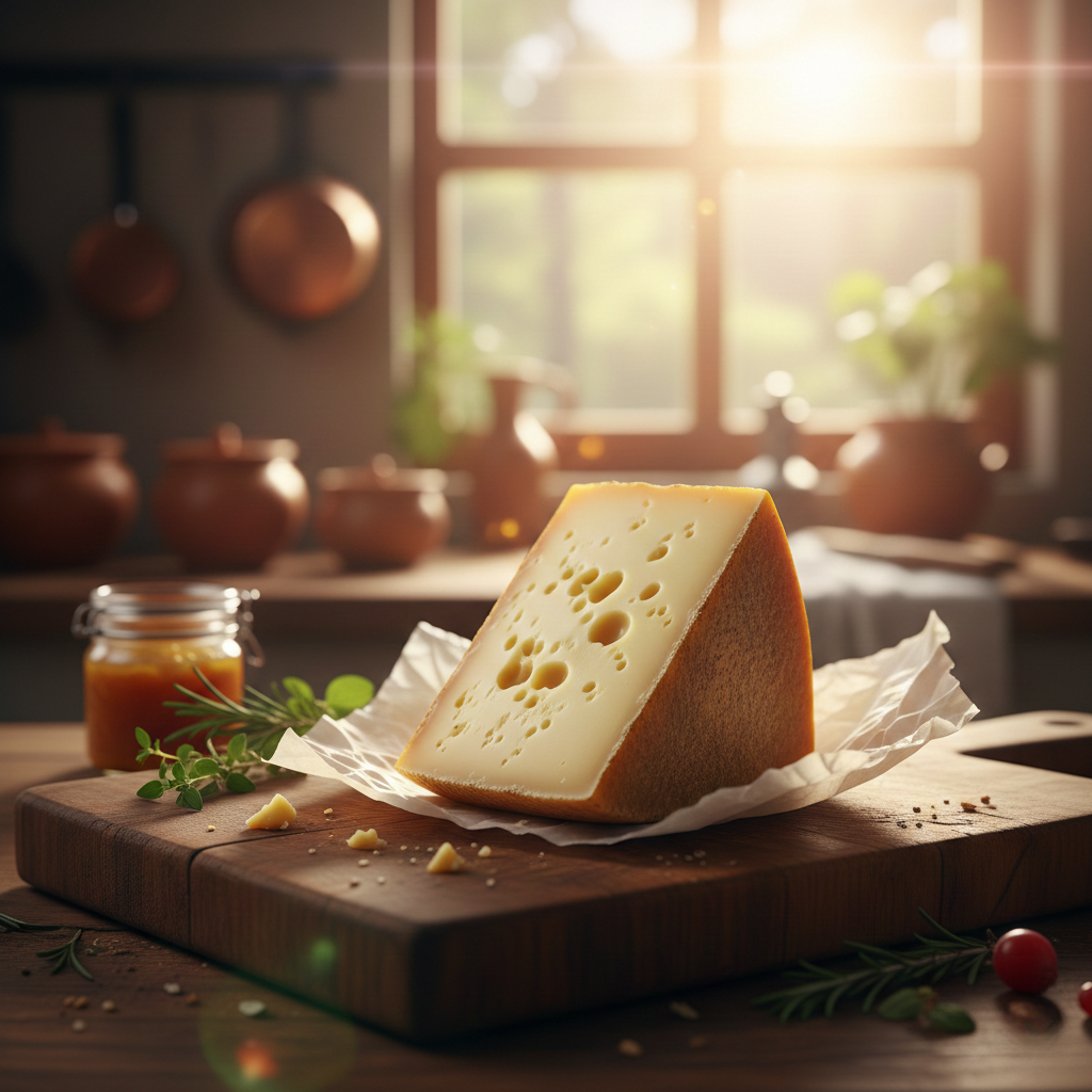 Guía experta sobre cómo conservar quesos en verano en una cocina rústica.